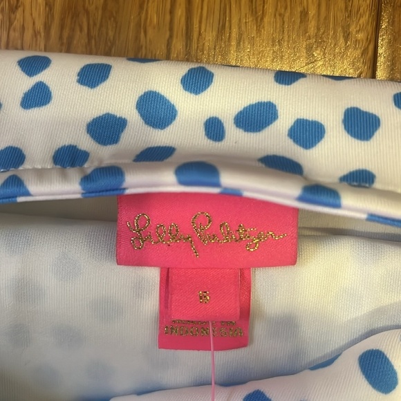 Lilly Pulitzer girls Thelma set in Zanzibar blue Lilly’s for size 16 NWT - Picture 8 of 9
